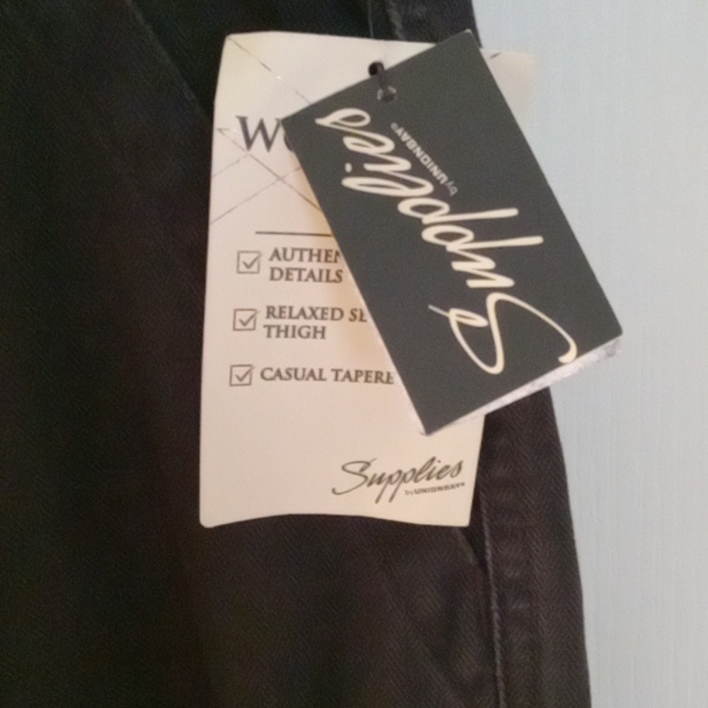 Supplies by UB Workshop Peg Herringbone Pants Plus Sz 16 NWT GRAY - Picture 8 of 10